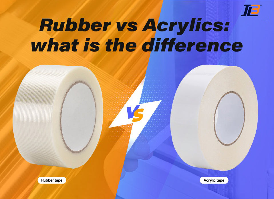 Rubber vs Acrylics: what is the difference